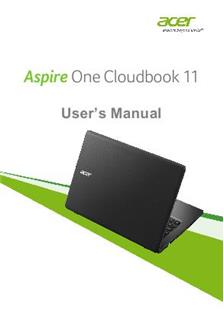 Acer Aspire One Cloudbook 11 manual. Camera Instructions.